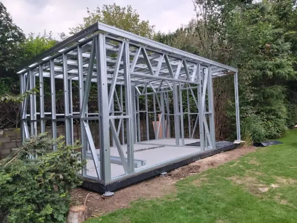 Garden Rooms Manufacturer Derry Light Guage Steel Frame