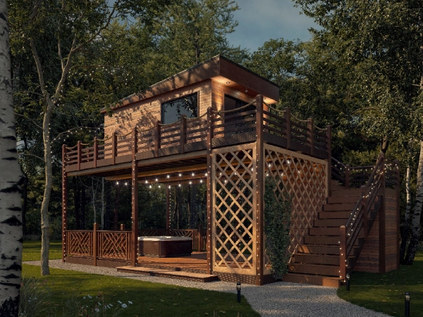 The Treehouse Glamping Pod and Leisure Home Berko Pod Systems Derry Northern Ireland
